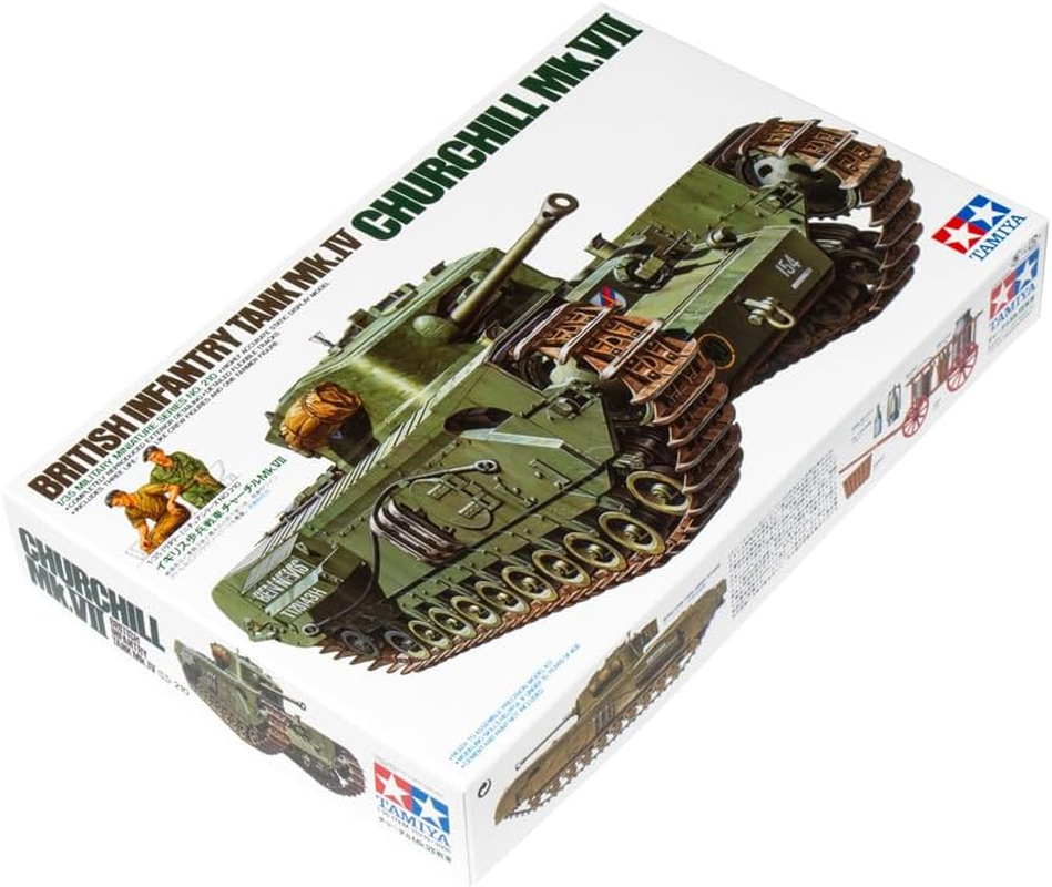 Tamiya British Churchill VII 1:35 Scale Model Kit image number 3