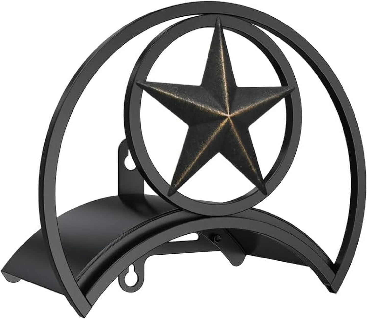 GOFORWILD Garden Hose Holder, Decorative Hose Butler Sturdy Water Hose Rack, Durable Wall Hose Hanger, Holds 125-Feet of 5/8-Inch Hose, Hose Reel, Made of Gauge Steel (9.8) image number 2