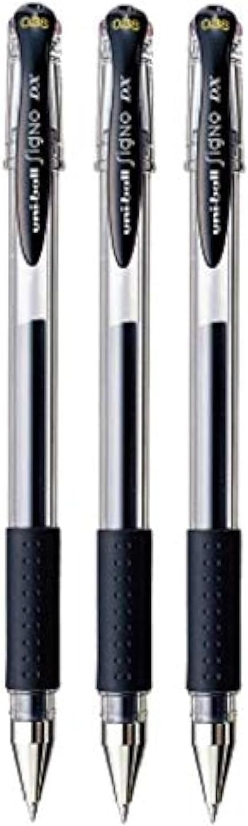 Signo - Uni Gel Ink Pen - UM-151-0.38 Mm - Black - 3 Pcs image number 5