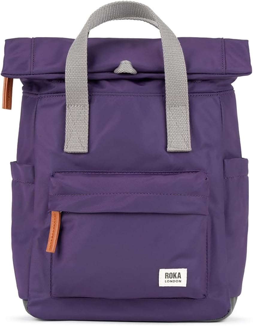 Roka London Canfield B Small Sustainable Nylon Backpack