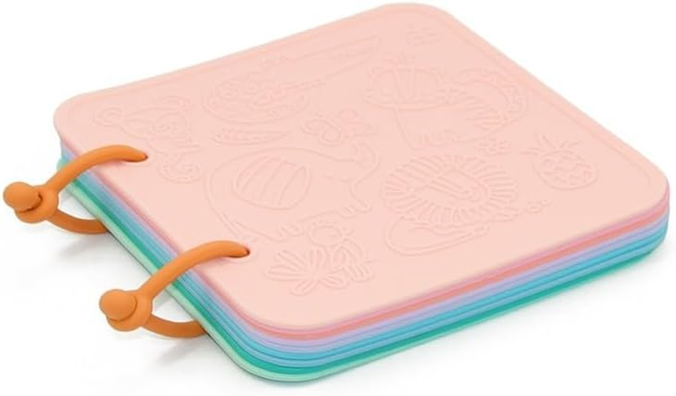 Playette Silicone Bath Fun Book and Dough Stencil Forest image number 1