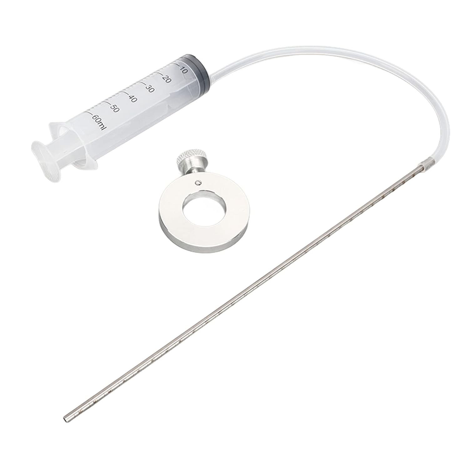 Gugxiom Motorcycle Fork Oil Level Gauge, ABS Metal, 60Ml, Duarble Display, Precise Adjustment, No Leakage, Multi-Purpose Fork Oil Syringe image number 5