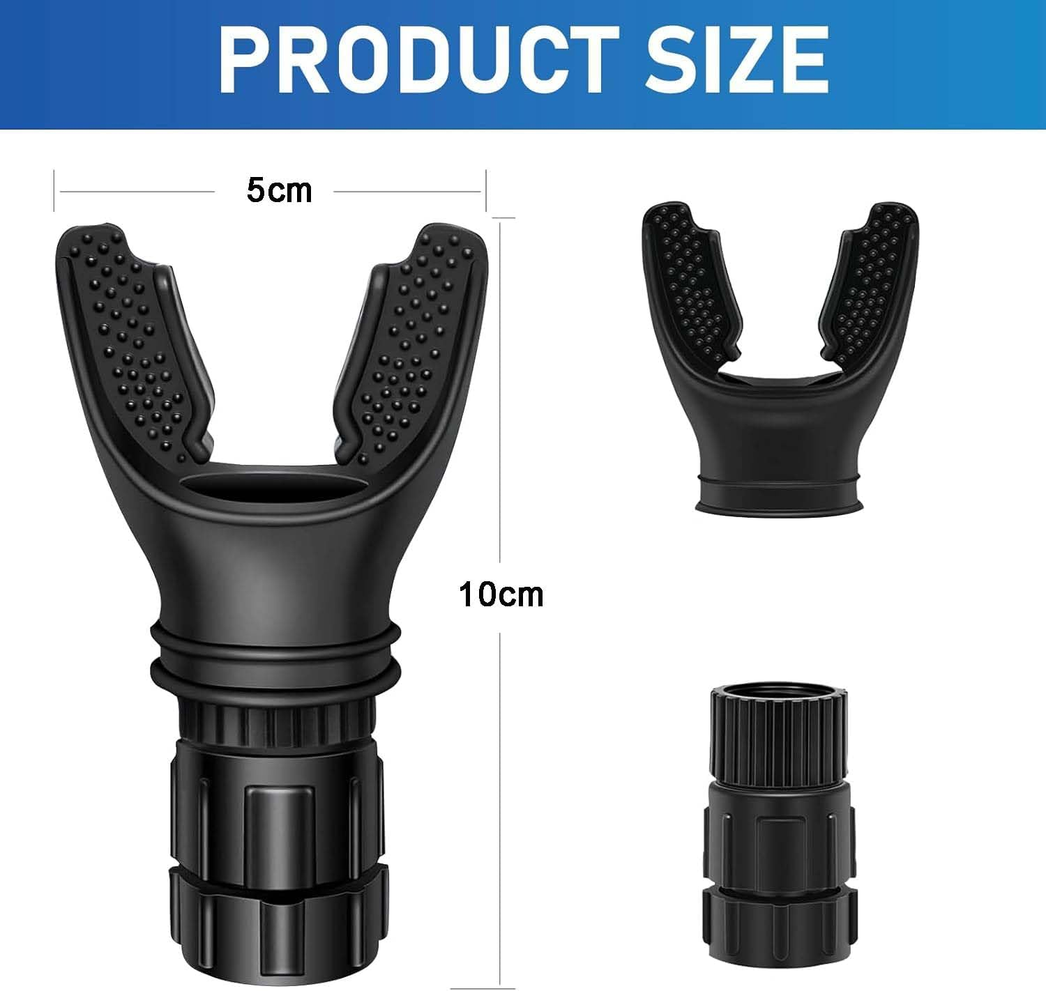 Cozioz Respiratory Trainer Compact Lung Exercise Device with Premium Silicone Adjustable Resistance Breath Trainer Portable & Easy to Clean for Lung Health image number 3