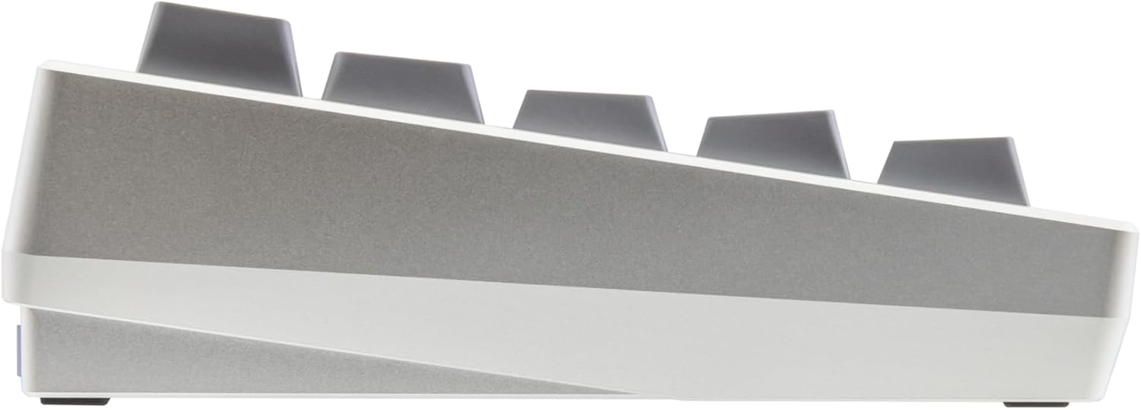 WOBKEY Zen 65 65% Quick Release Wireless Mechanical Keyboard with RGB, CNC Aluminum Case, Hot-Swappable, via Support, BT/2.4G/USB-C Gaming Keyboard for Mac/Windows (Ultra Silver) image number 6