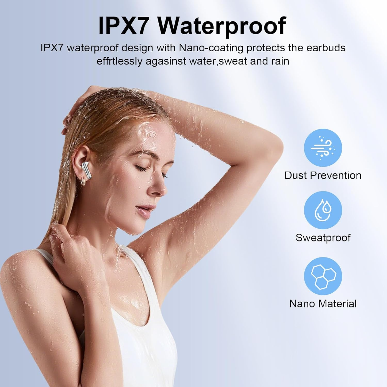 USB C Earphones Headphones Wireless Earbuds Type C Bluetooth Ear Buds for Samsung Galaxy S25 FE A36 A17 A16 A15 A35 S25 Ultra S24 S23 S22, LED Display Hifi Stereo Earphone for Iphone 17 16 Pro Max image number 6