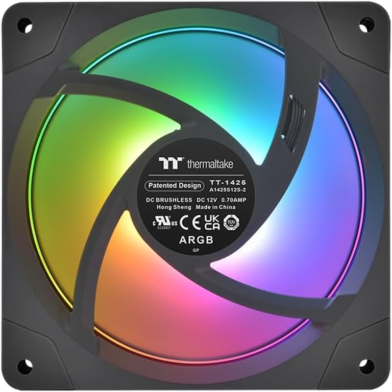 Thermaltake SWAFAN EX12 ARGB Magnetic Quick Connect PWM Cooling Fan (Up to 2000RPM) White Edition - 3 Fan Pack image number 6