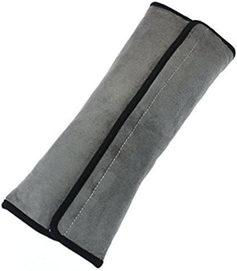 CYBERNOVA Car Vehicle Seat Belt Harness Shoulder Pad Cover Cushion Head Support for Kids Children during Travelling (Grey) - Blue image number 3