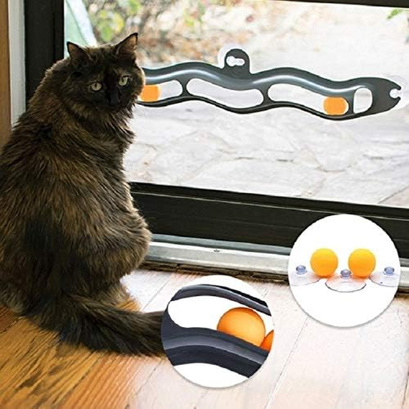 Pet Toys Pet Sucker Track Ball Toy Cat Interactive Toy Pet Toys image number 2