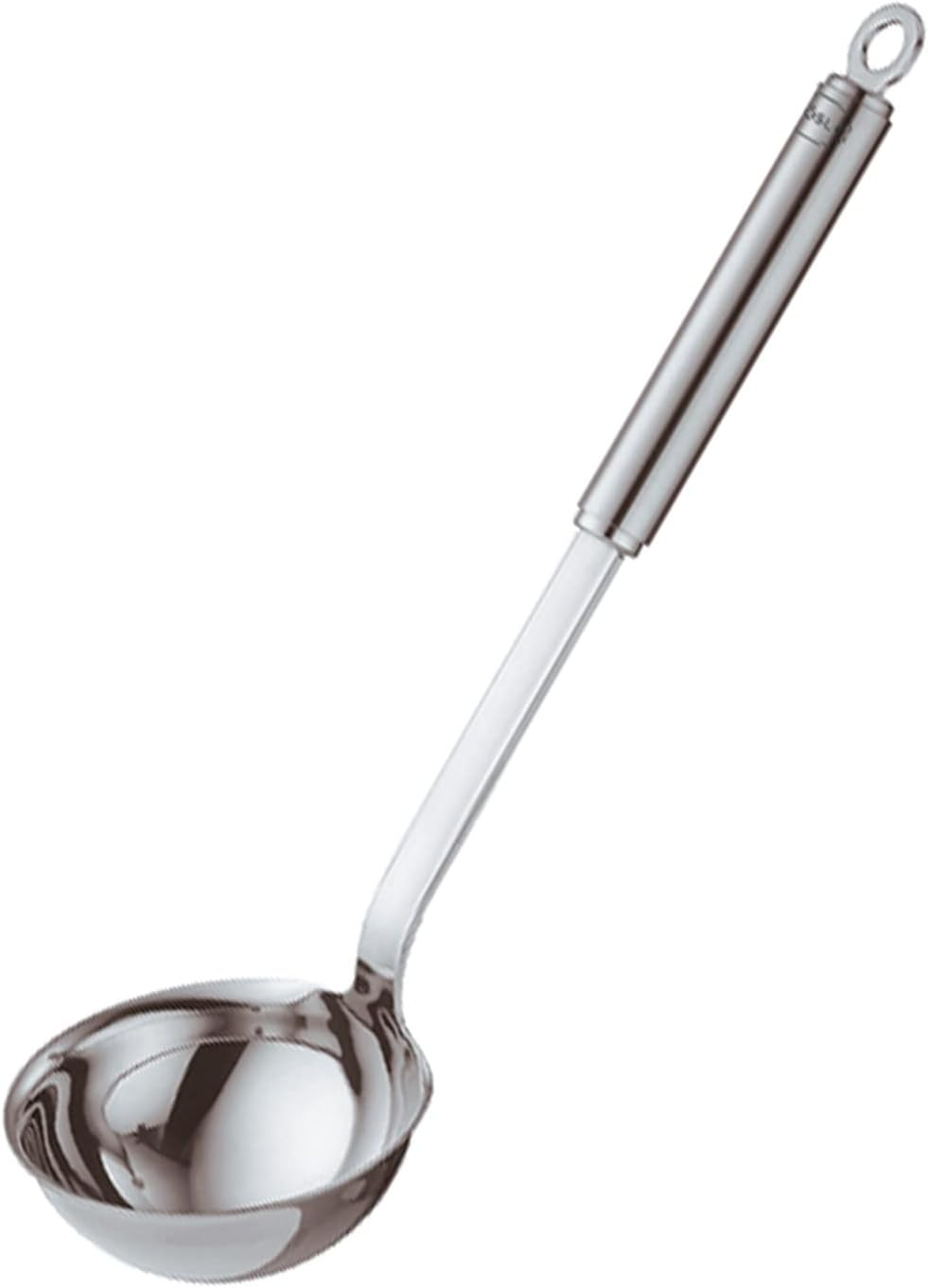 R&ouml;sle Stainless Steel round Handle Ladle with Pouring Rim, 5.4-Ounce image number 1