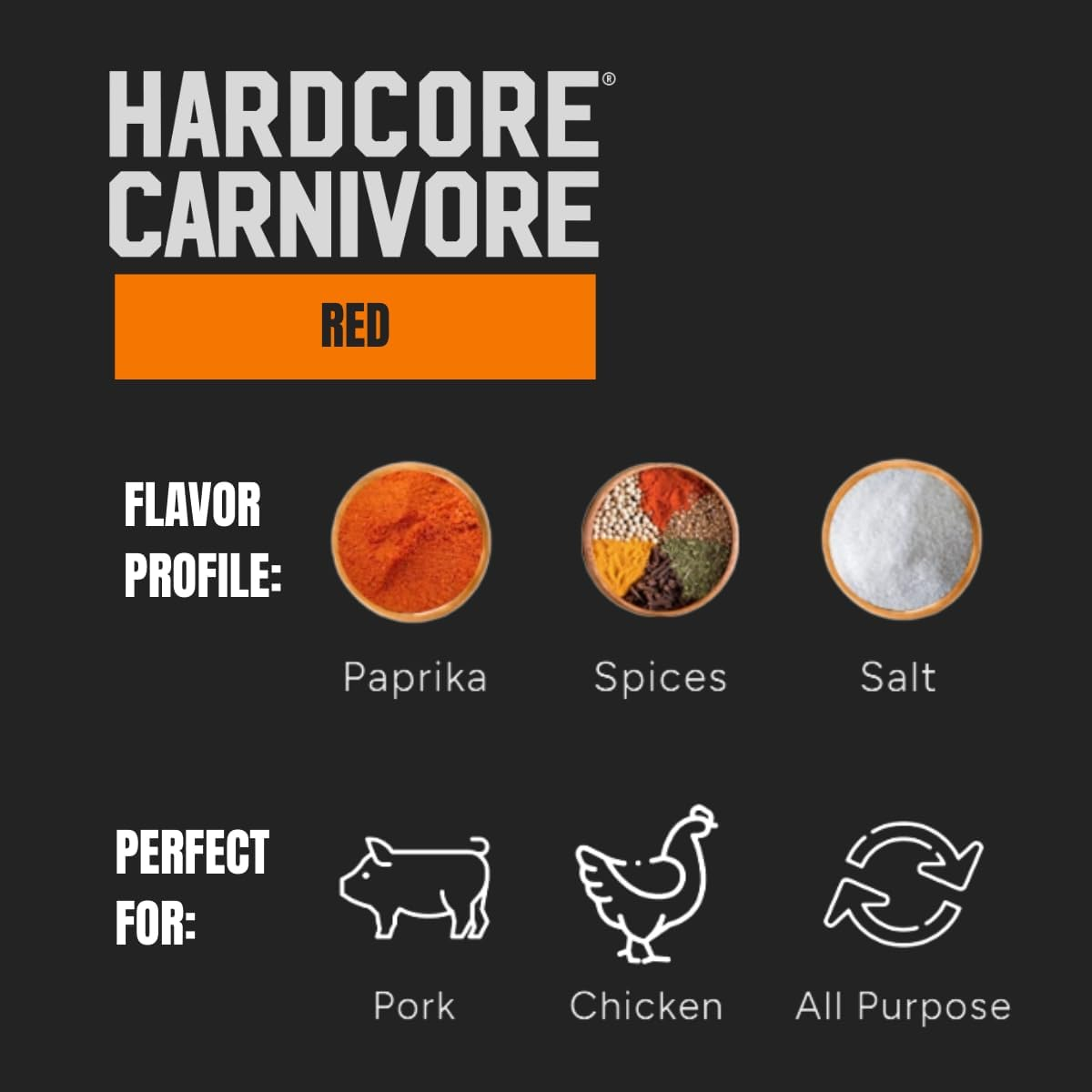 Hardcore Carnivore Red Rub 311 G image number 4