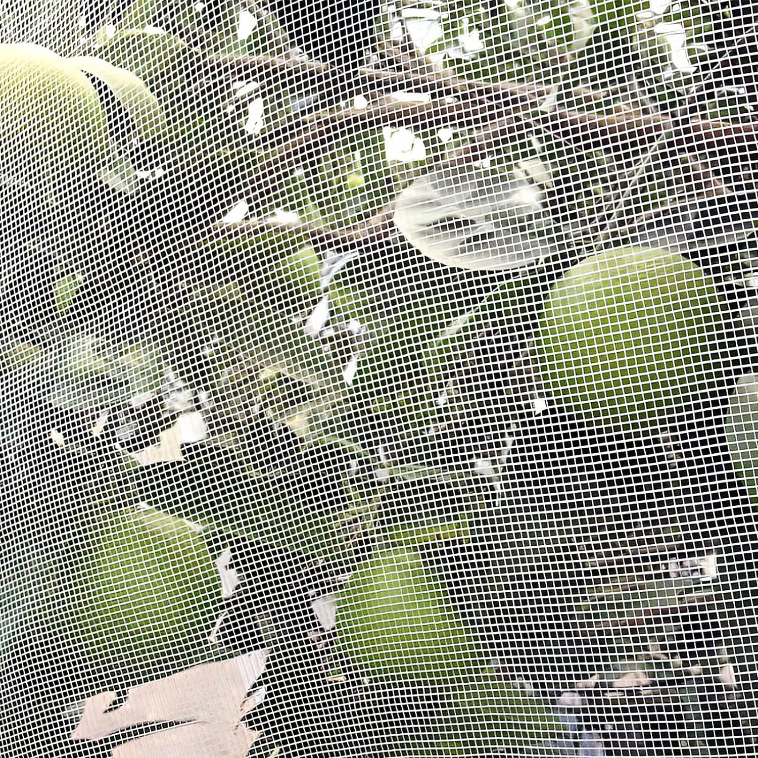 Fruit Tree Netting, Cicada Netting for Trees with Zippers and Drawstring, Bird Netting for Blueberry Bushes Protection Fruits Cherry Peach for Preventing Deer Squirrel (8.2 X 6.6 Ft 1 Pack) image number 1
