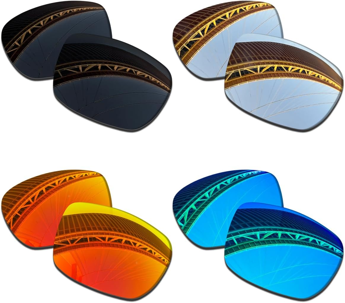 Lenzprose 1.5MM Polarized Replacement Lenses for Oakley Twoface OO9189 OO9256 Sunglasses, Anti-Scratch | Perfectly Fit