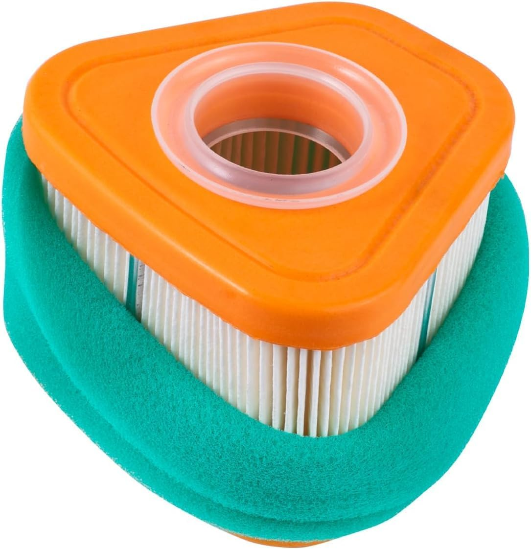 (2-Pack) High Performance Air Filter 595853 for Briggs & Stratton 115P02,115P05,123P02,123P07 Replaces 595853 597265 597266 Lawn Mower Engine Replacement Parts