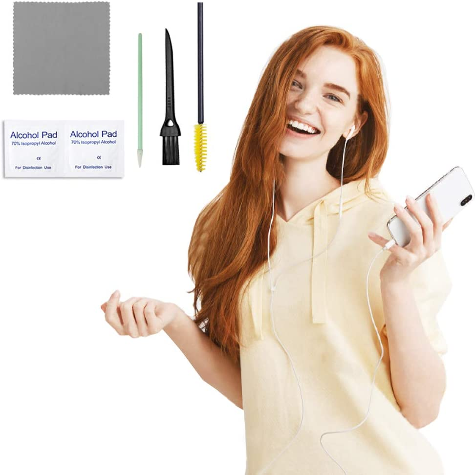 Yucool 39 Pcs Multifunctional Cleaning Kit for Electronic Devices, Keyboard Cleaning Brush, Headphones Cleaner Kit Compatible with Cell Phone, Airpods and Case image number 5