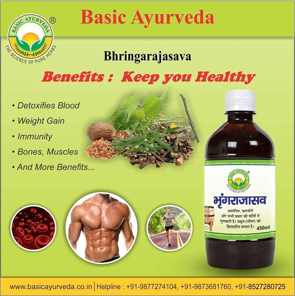 Mystic Basic Ayurveda Bhringarajasava 450 Ml
