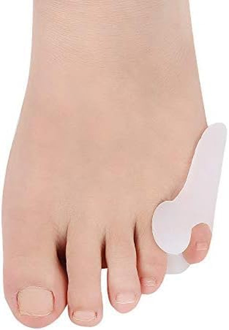 10 Pcs Little Toe Protector Toe Separators, Pinky Toe Bunionette Corrector, Toe Straighteners Spreaders, Bunionette Protect, Pain Relief and Overlapping Orthotics