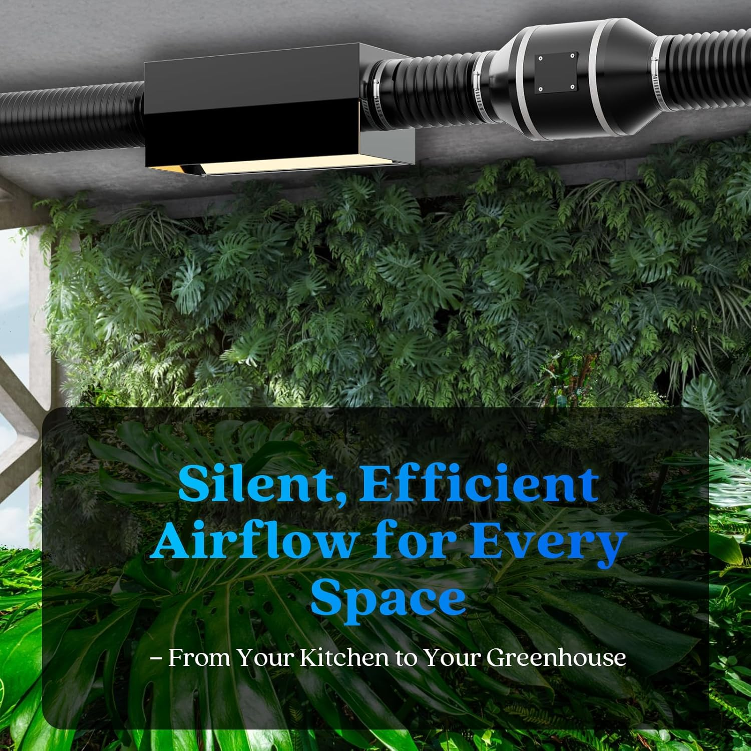 Yrichtra Exhaust Hose Diameter 150 Mm, 5 M Flex Pipe, Heat Insulating, Noise Reducing, Tear-Resistant, Cuttable, No Chemical Odour, with Clips, Flex Hose for Dryers and Ventilation Hose, Black image number 6