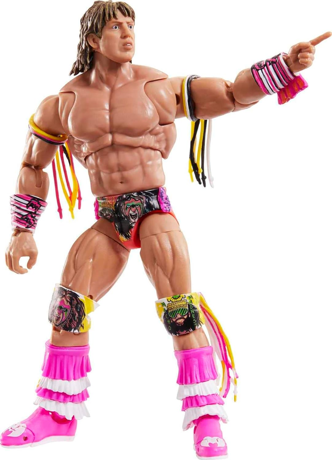 WWE Action Figures Ultimate Edition Warrior Figure and Accessories 6-Inch Collectible WWE Toys​​​​ image number 6