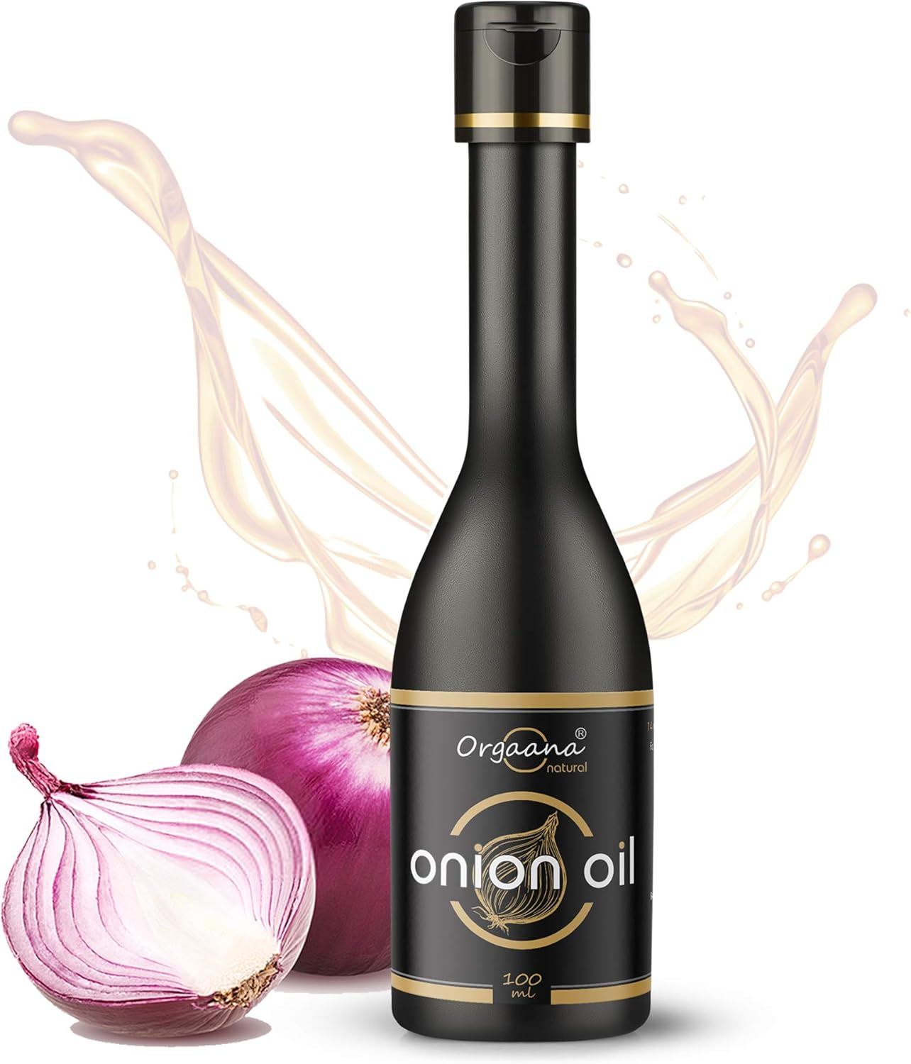 Orgaana Natural Herbal Onion Oil - anti Dandruff Oil 100Ml with 14 Essential Oils for Control Hair Fall,Nourish & Strenghtens Hair - 100% Natural Ingredients image number 5