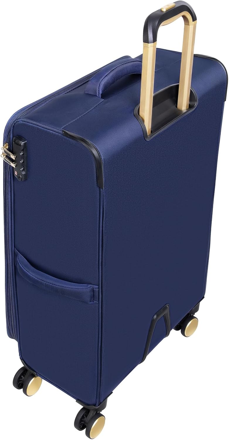 It Luggage Glimmering 28" Softside Checked 8 Wheel Expandable Spinner - Black image number 4