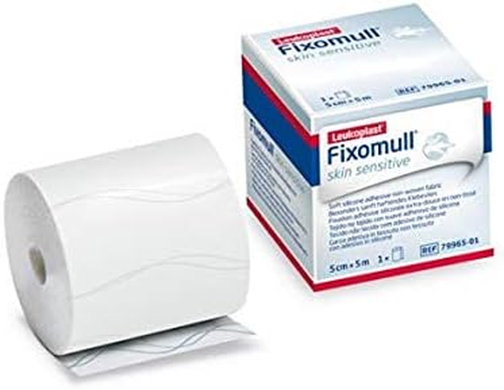 BSN Fixomull Stretch Adhesive Fixation Bandage Roll, 5 Cm X 5 Meter Size image number 1