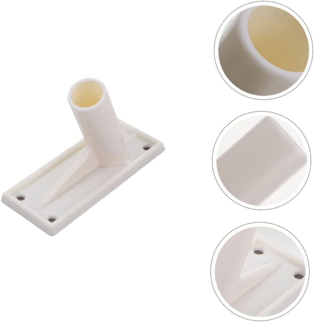 Flagpole Bracket Wall Mount Outdoor Sturdy Metal Flag Pole Stand Base Holder for Garden Lawn Display Stable Support Bracket