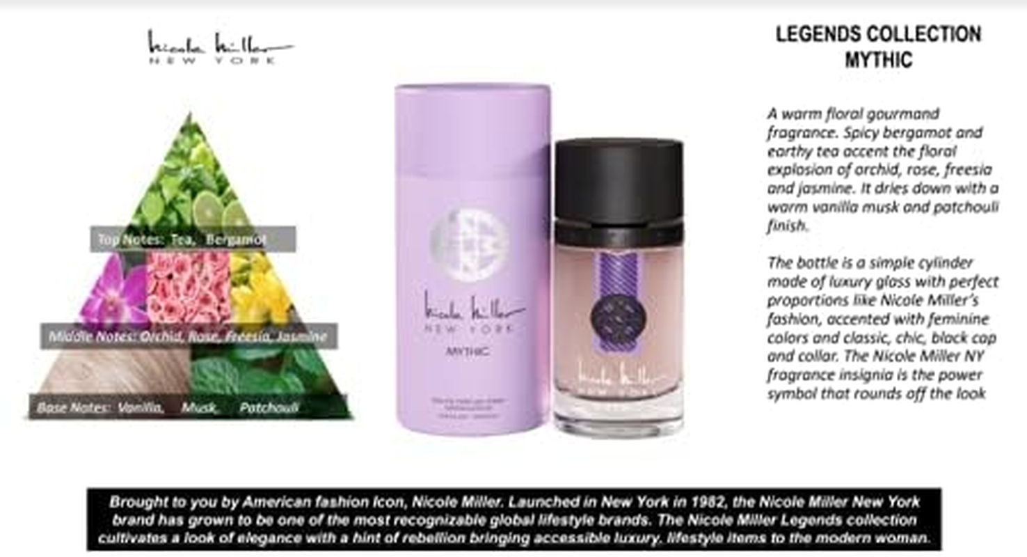 Nicole Miller Nicole Miller Mythic Eau De Parfum Spray 100Ml image number 1