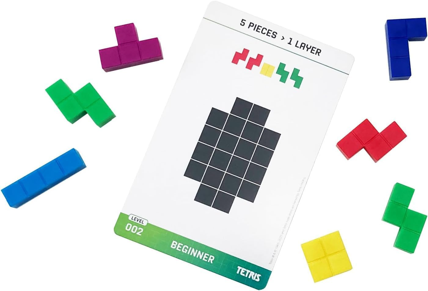 Brainwright Tetris STAX Tetromino Packing Puzzle Game image number 6
