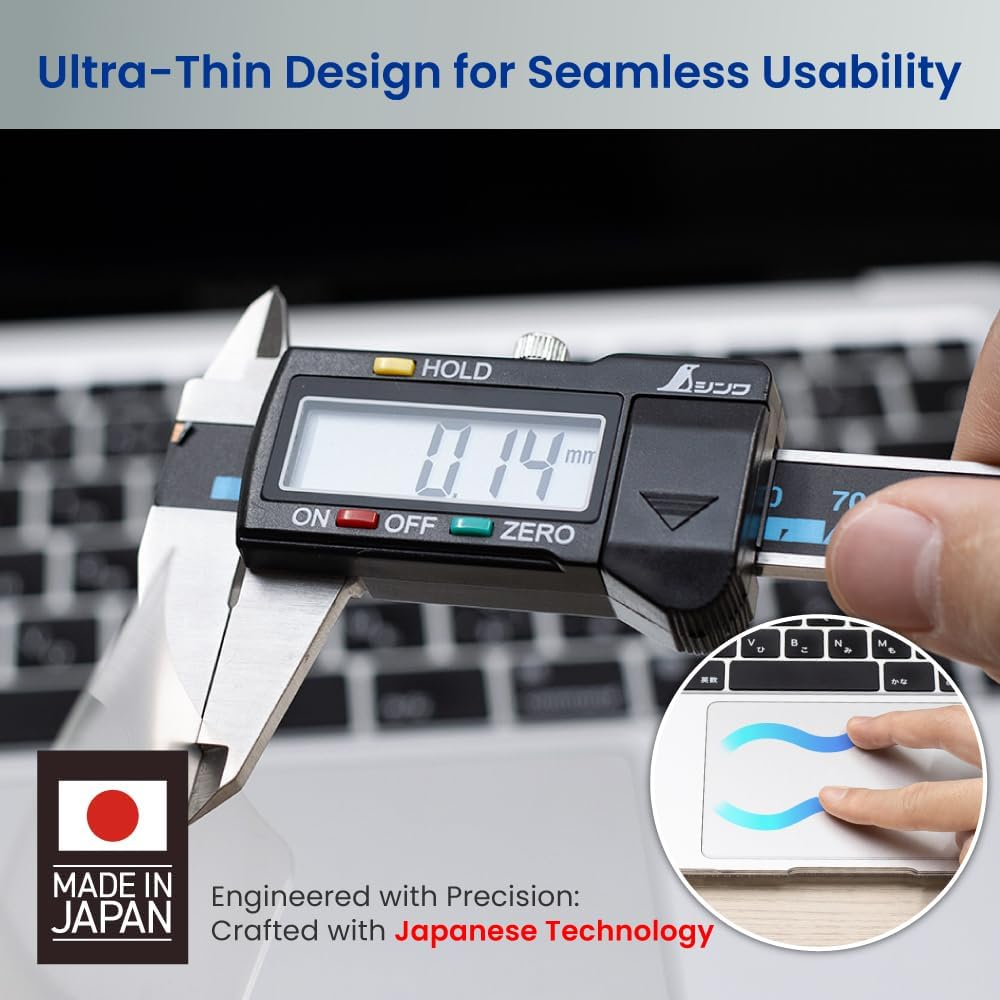 BELLEMOND | 2-Pack | Made in Japan Trackpad Protector for Macbook Air 15&rdquo; M4 / M3 / M2 (2025/24/23) | Ultra-Smooth Matte PET Film | Scratch-Resistant | Precise Touch & Glide image number 6