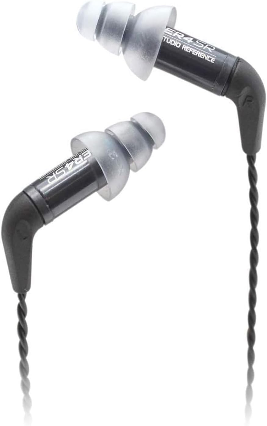 Etymotic Research 846430002012 Studio Reference Precision Matched In-Ear Earphones, (ER4SR) , Black