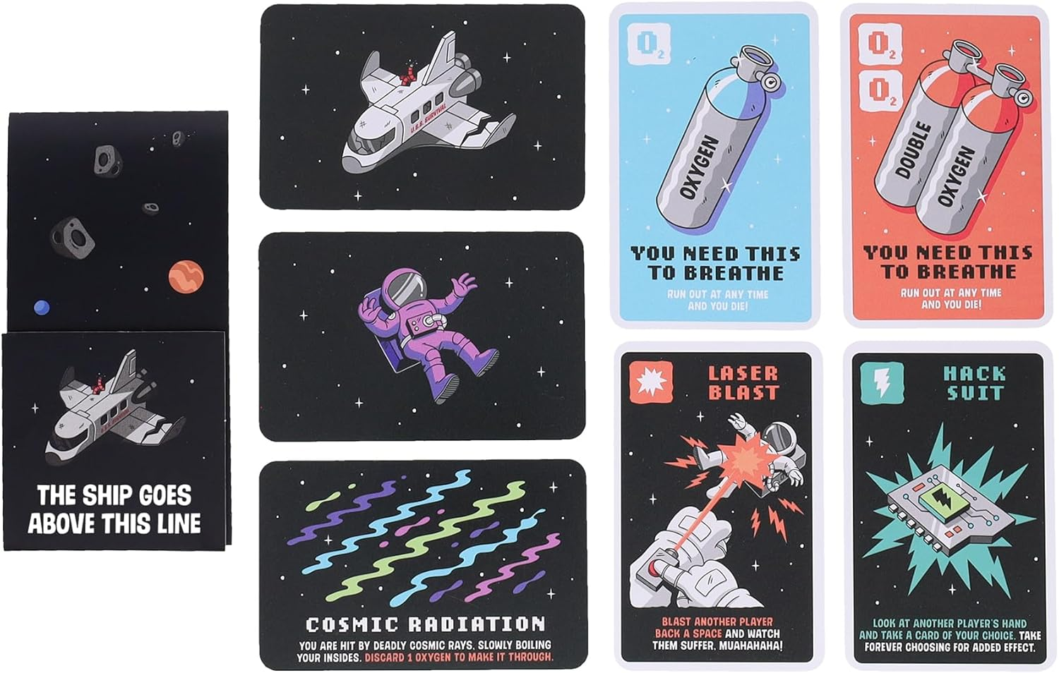 Ridleys Games Selfish Mini: Space Edition Card Game image number 6