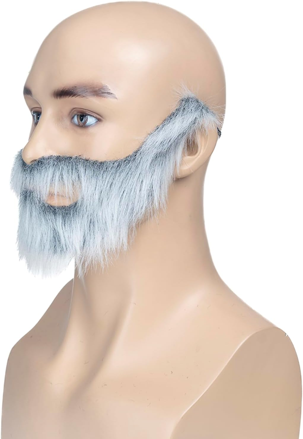 FVCENT Beard Brown Men'S Beard Brown Costume Facial Supplies Disguise Male Makeup Cosplay Halloween Party image number 2