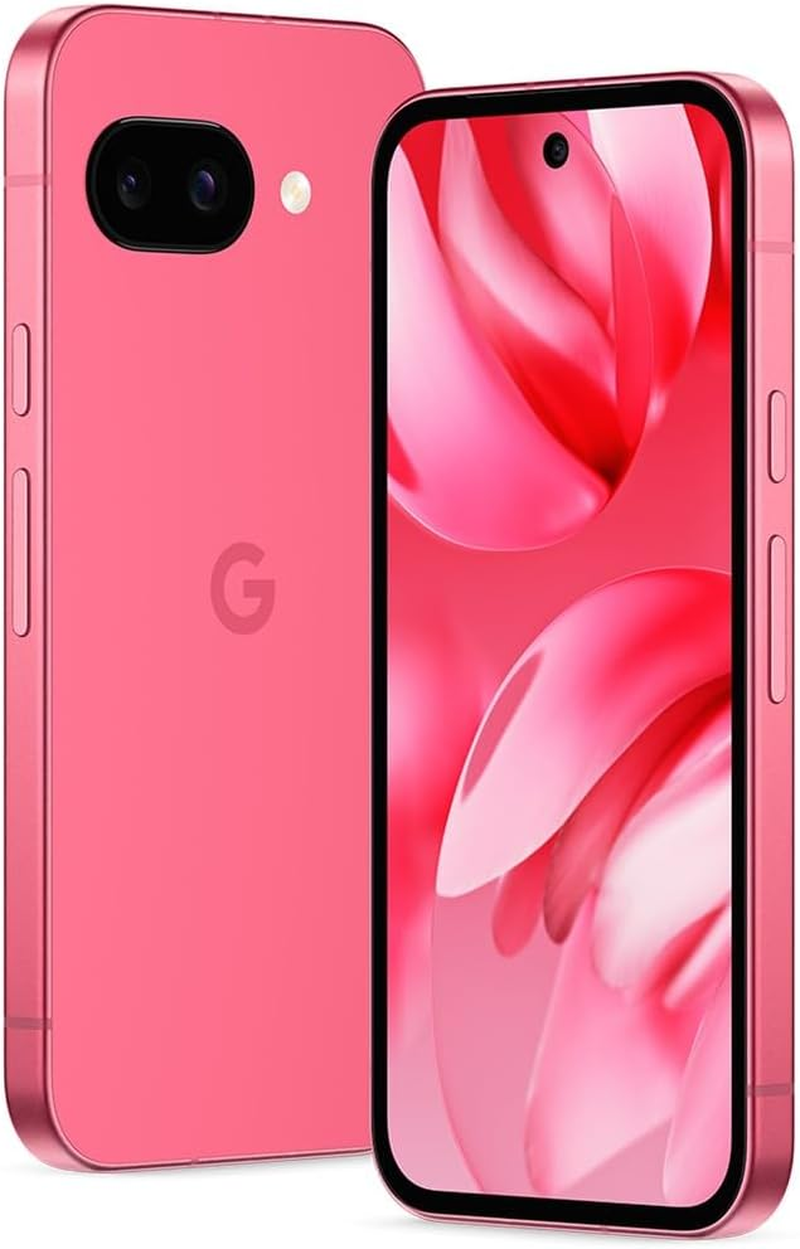 Google Pixel 9A with AI | 128GB, 8GB, 5G / 4G LTE | 6.3" 120Hz P-OLED, 48MP 4K Camera, Tensor G4 Octa-Core, Android 15, US Model Fully Unlocked for Verizon, T-Mobile, AT&T, Global (Peony) image number 1