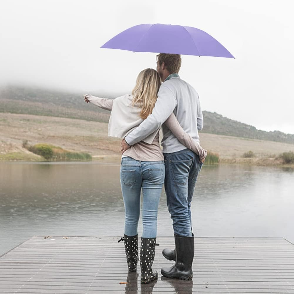 Travel Umbrella,6 Ribs Mini Travel Umbrella Strong Umbrella Folding Sun Umbrella Windproof Rain Umbrella Lightweight Small Compact Women Umbrellas Small Anti-Uv Umbrella for Sun Rain 90X53Cm image number 1