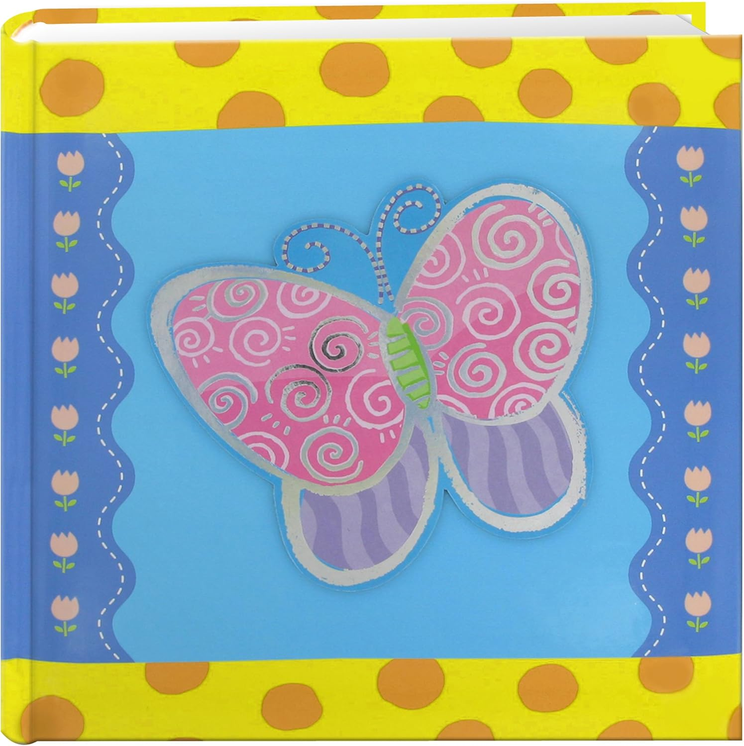 3-D Applique Striped Photo Album, Daisy image number 4