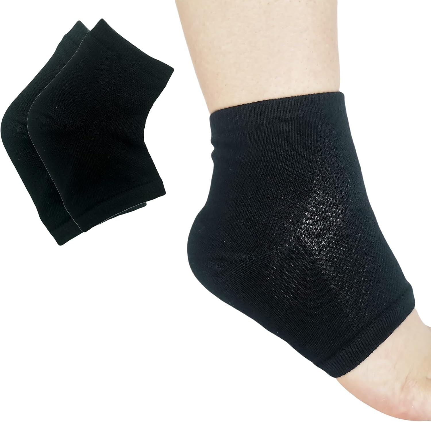 Gel Heel Sports Sock for Kids with Heel Disease Plantar Fasciitis Heel Pain Cracked Feet image number 3