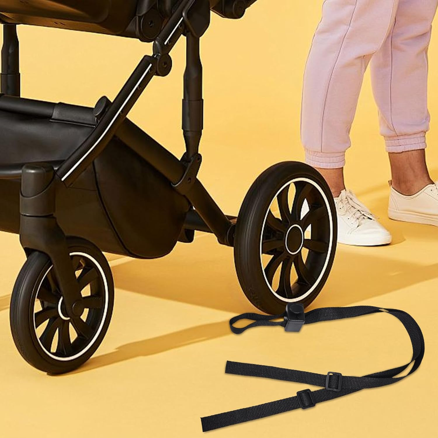 UPKOCH 3Pcs Stroller Seat Strap Set Universal Pram Back Position Modifier Harness Belt for Pushchair and Highchair Recline Adjustment Replacement Safety Harness Straps for Seats image number 6