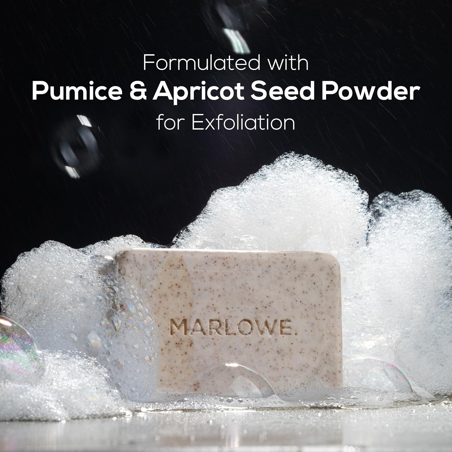 MARLOWE. No. 102 Body Scrub Soap 7 Oz, Oud Wood, Exfoliating Soap Bar with Shea Butter, Olive Oil & Green Tea Extracts, Cleanses, Smooths & Revitalizes Skin, Earthy & Smoky Scent image number 6