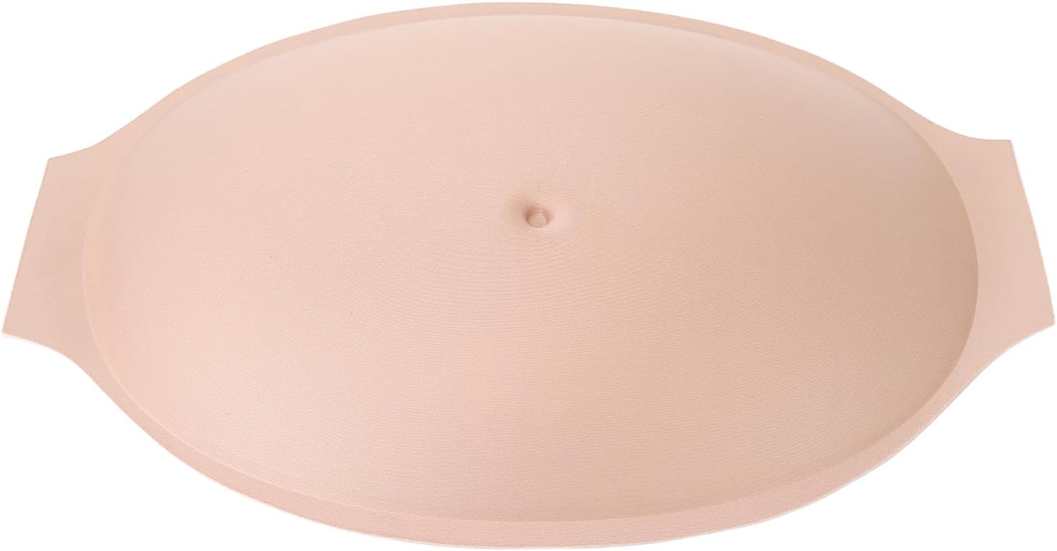 Fake Pregnant Belly Artificial Pregnancy Bump, Film Props TV Series Props Spoof for Christmas Halloween Costume Cosplay Accessory, Lightweight Woman Big Belly 1 to 5 Months