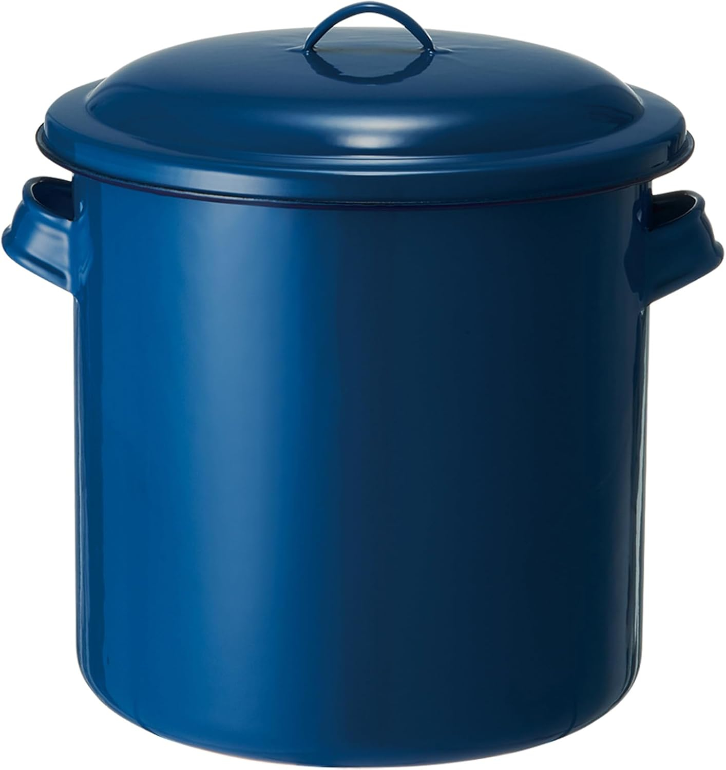 Noda Enamel Tank Hollow 3L 6.3 Inches (16 Cm), Blue, Made in Japan image number 3