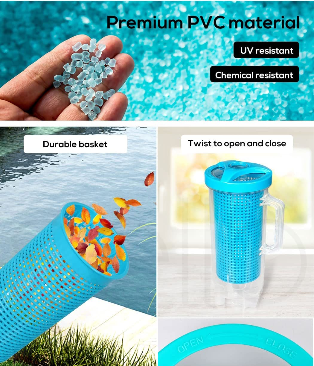 Traderight Pool Leaf Canister Suction Catcher Cleaner Ground Swimming Eater L