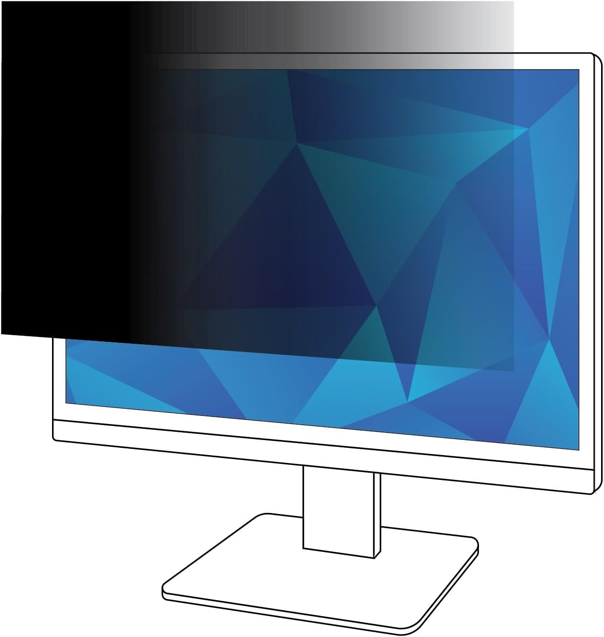 3M Privacy Filter for 25" Widescreen Monitor (PF250W9B)