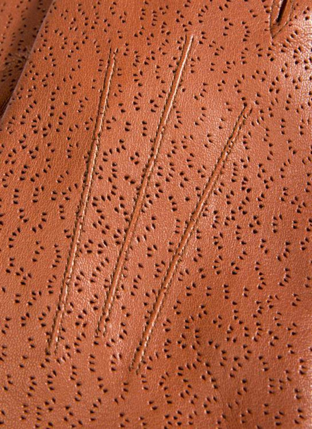 Dents Women'S Jessica Classic Imipec Leather Gloves, Claret Red, Size 7.5 image number 4