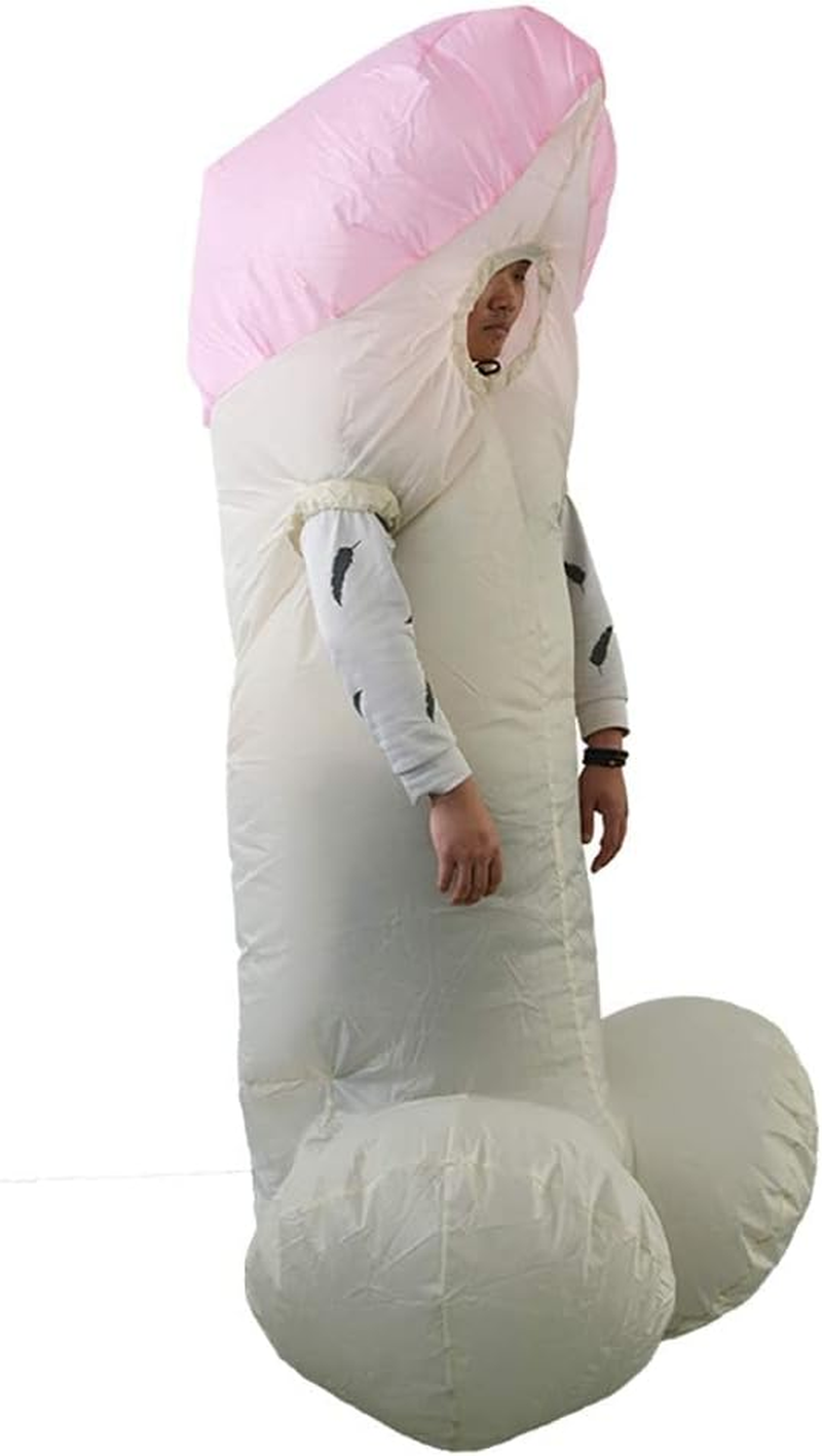 Inflatable Costume Adult, Easy to Wear Explodes Quickly, Fancy Dress Suitable for Halloween, Carnival, Solo Party Cosplay (Penile Costume) image number 2