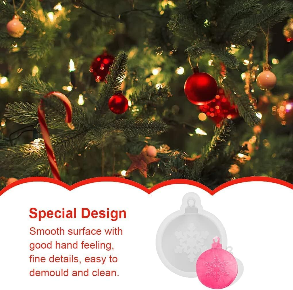 Biscuit Molds Kitchen Baking Handmade Christmas Themed Embossed Mould Dessert Fondant Casting Die Cupcake Chocolate, Snowflake A image number 2