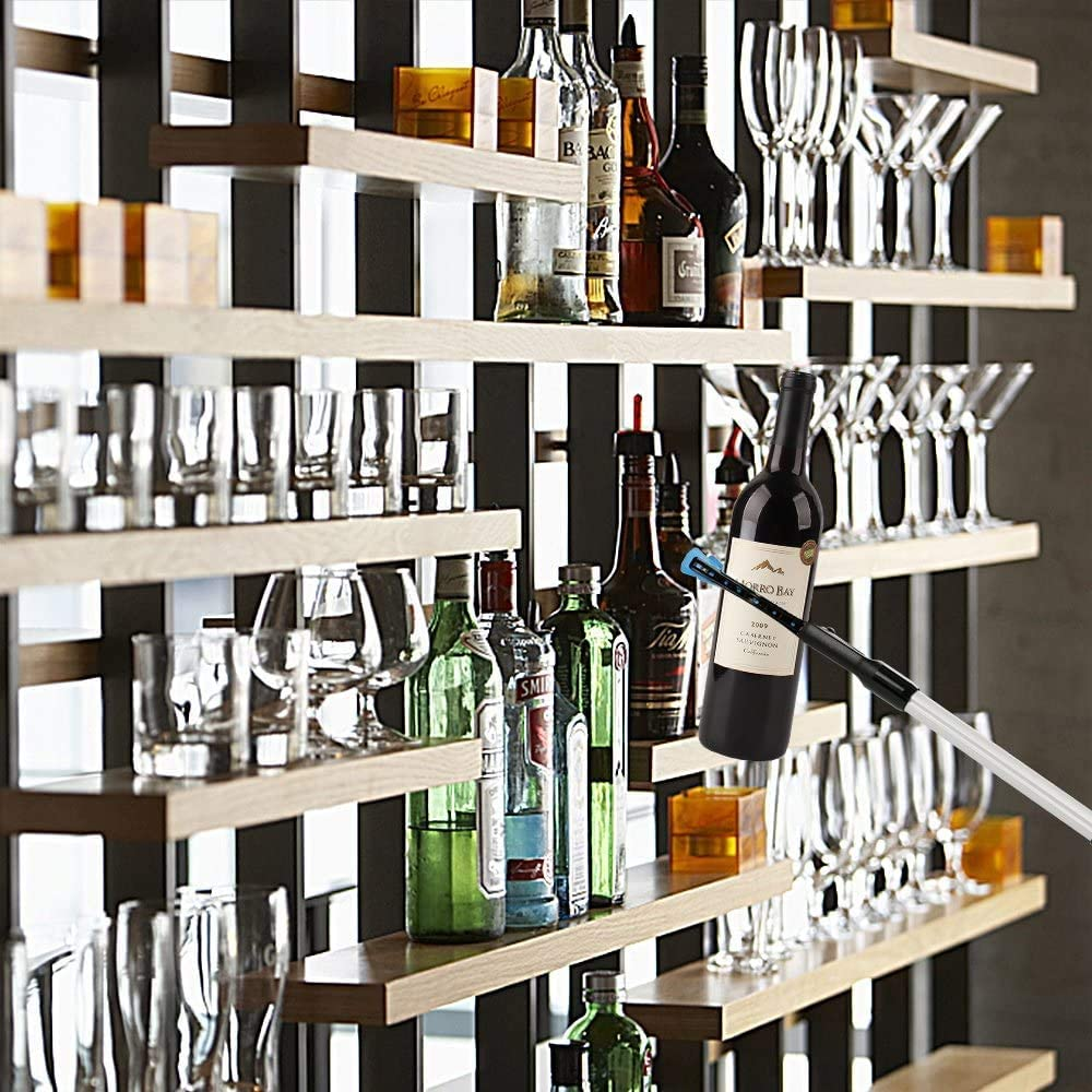 Reacher Grabber Tool, 32" Foldable Grabber Reacher for Elderly, Lightweight Extra Long Handy Trash Claw Grabber, Reaching Assist Tool for Trash Pick Up, Nabber, Litter Picker, Arm Extension (Blue) image number 1