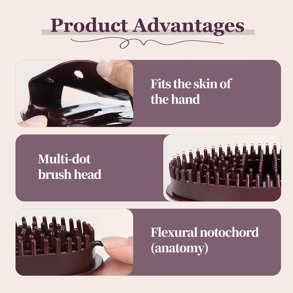 Upgrade Meridian Brush Massage Body, 2025 New Full Body Relaxation Handheld Massage Comb Meridian Brush, Portable Beauty Salon Professional Custom Meridian Comb (Purple) image number 3