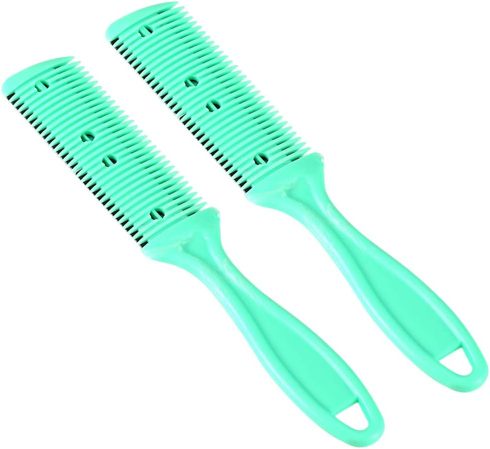 Ejoyous Hair Trimmer Comb, Double Side Hair Cutting Trimmer Comb with Carbon Fibre Material for Unisex Adults (Home Users & Professionals)