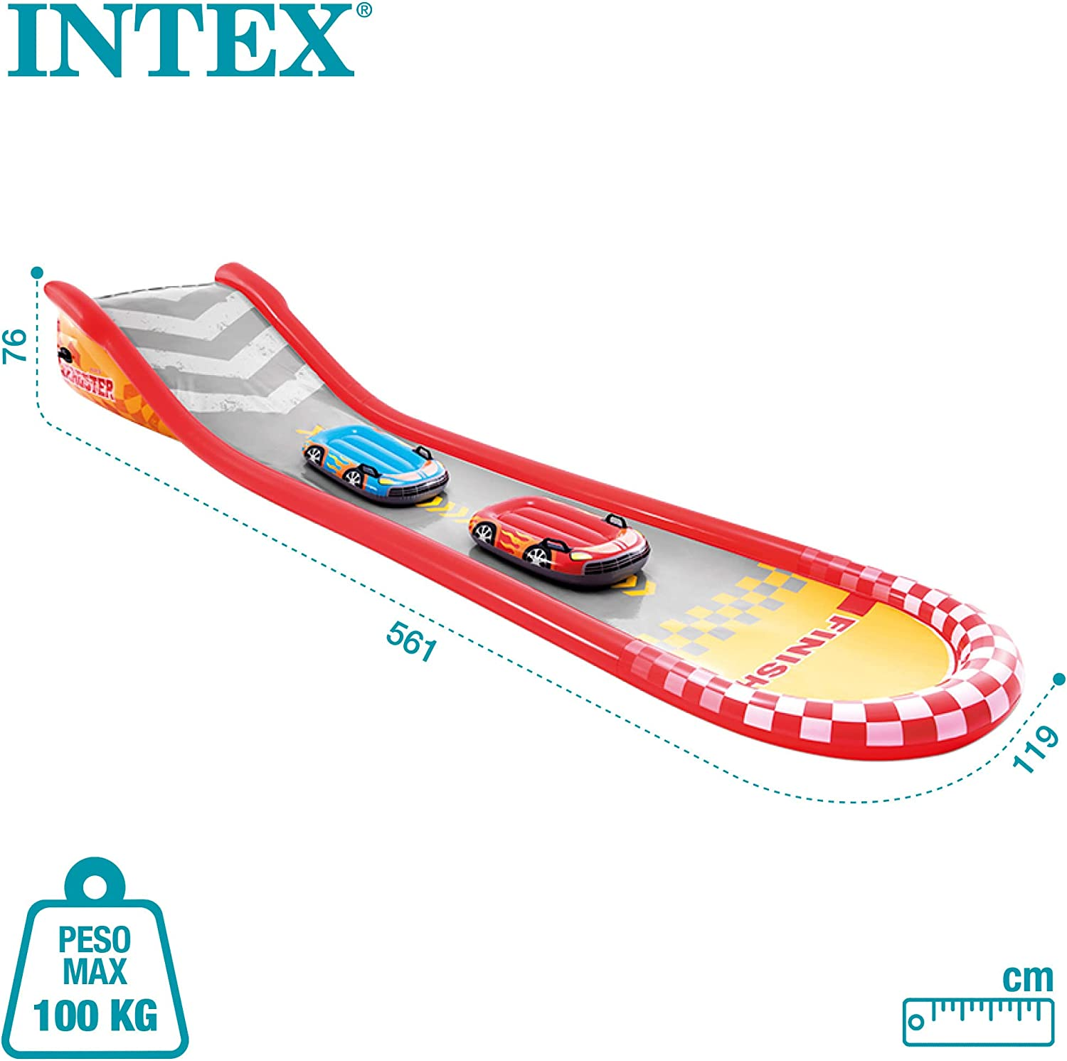 Intex Racing Fun Slide image number 1