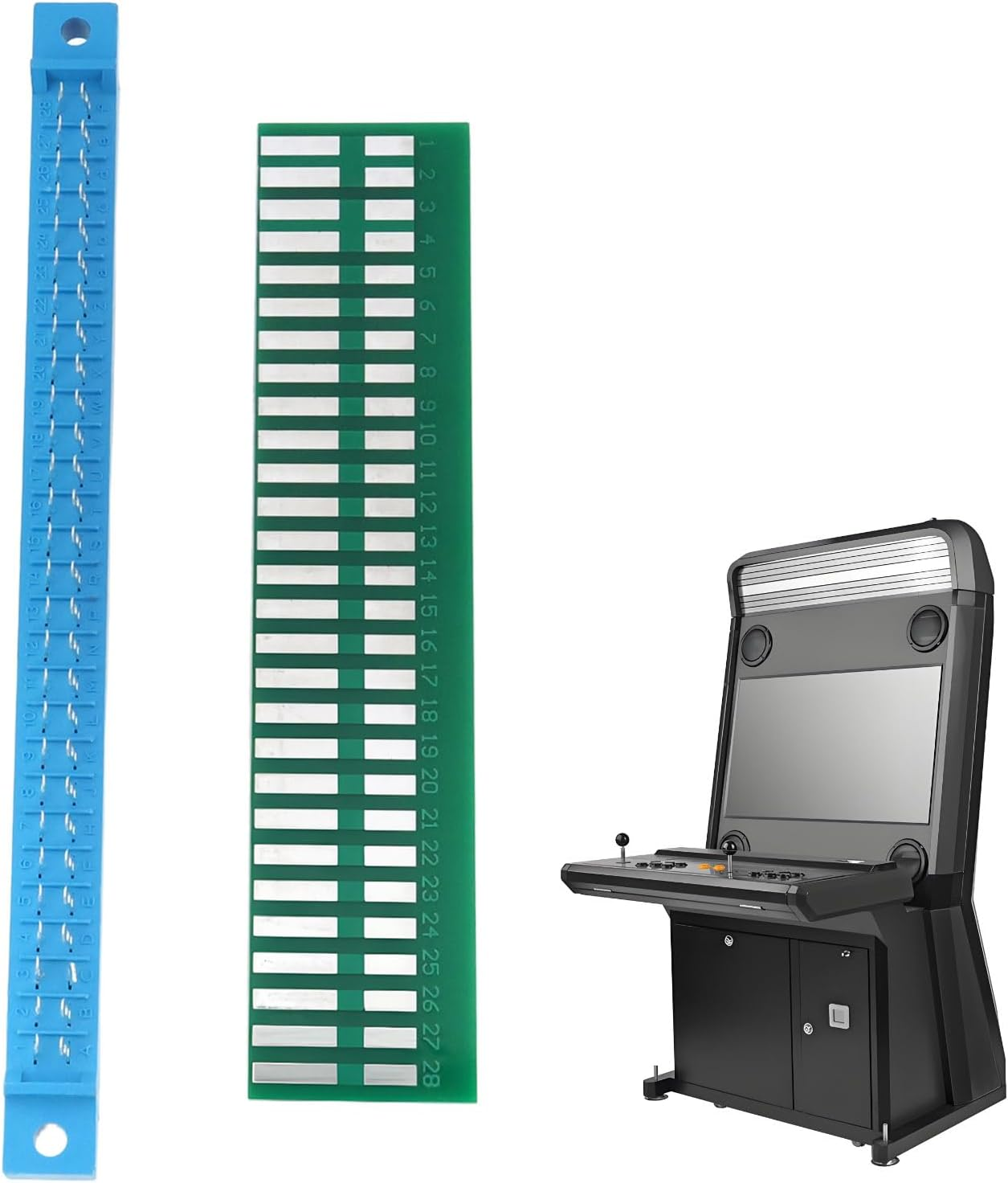 VGOL 28/56 Pins Dual Sided Arcade Fingerboard Set Compatible with Jamma Arcade Game Machine Gaming Device image number 2